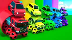 Песенка про 5 маленьких обезьянок - Колеса на автобусе - Поезд и футбольные мячи - Детские песенки