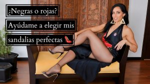 Lolo in Nylons - Look Vintage en Pantimedias Negras ¿Qué Tacones Elegirías tú ✨