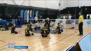 В Ставрополе состоялся дружественный матч по волейболу сидя