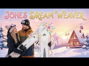 Сноуборд Jones Dream Weaver 25/26. Нежная доска для девочек.