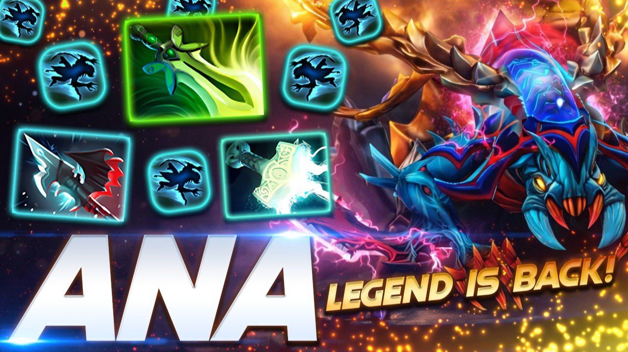 ana Weaver - Legend is Back! — профессиональный геймплей в Dota 2 [Смотри и учись]