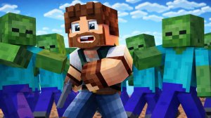 ЗОМБИ ЗАХВАТИЛИ ГОРОД! ДЕНЬ 3. ЗОМБИ АПОКАЛИПСИС В МАЙНКРАФТ - СЕРИАЛ ПРО ЗОМБИ В Minecraft #3