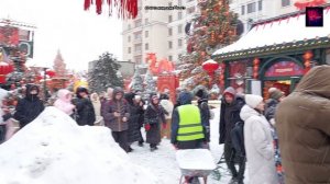 Китайский Новый год 2026 в Москве. Москву занесло снегом.