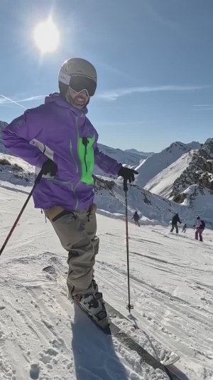 Едьте прямо и тормозите по-хоккейному на гладких местах