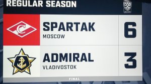 Обзор матча Фонбет КХЛ Спартак - Адмирал