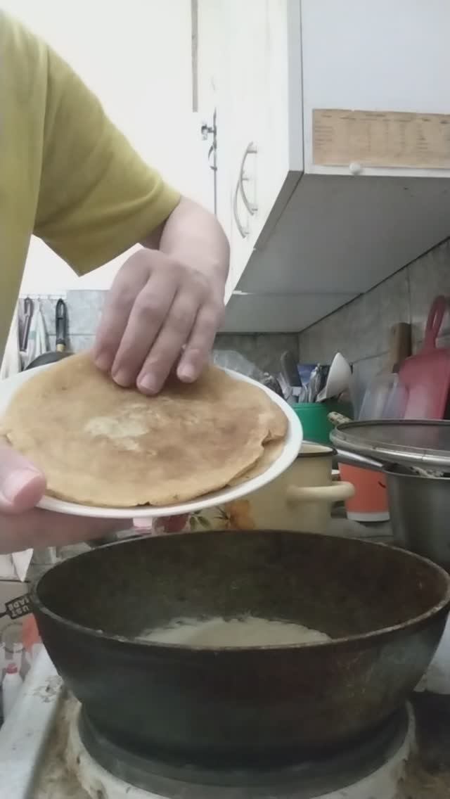 Печем домашние блины на Масленицу #1