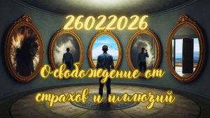 26.02.2026 ОСВОБОЖДЕНИЕ ОТ СТРАХОВ И ИЛЛЮЗИЙ #вселеннаяя #26022026 #перерождение #освобождение