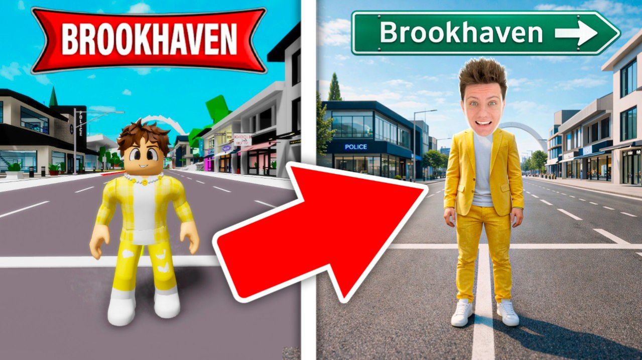 Я нашёл НАСТОЯЩИЙ Brookhaven в реальной жизни 😱 смотреть онлайн