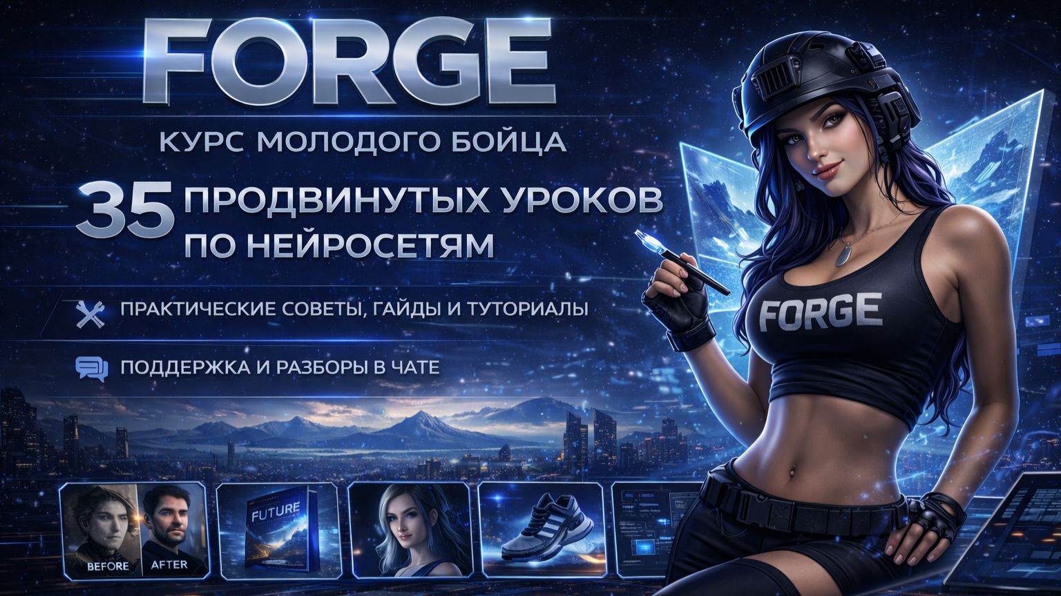 FORGE WebUi - КУРС МОЛОДОГО БОЙЦА