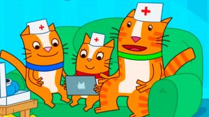 ТРИ КОТА Мультфильм - ДОМАШНИЕ КОТЫ - Мультик для детей три кота