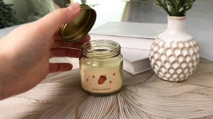 Ароматическая свеча в банке АРОМАТЫ ОСЕНИ: ВЕЧЕРНИЙ ИНЖИР, 6 см, ACC701410-1