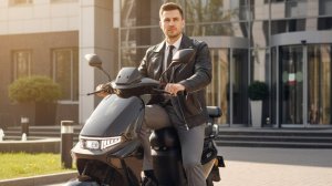 Электро-скутер А209, двигатель 1200 Вт