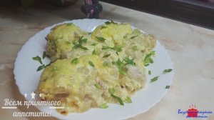 Запеканка из пельмений в духовке.