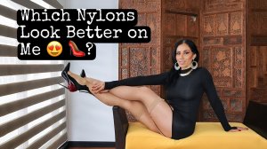 Lolo in Nylons - Little Black Dress + Garters  Pure Fire