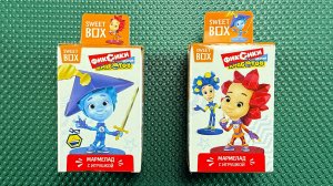 ФИКСИКИ Sweet Box с НОЛИКОМ и СИМКОЙ!  РАСПАКОВКА И ДЕГУСТАЦИЯ МАРМЕЛАДА!