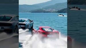 Гонки автомобилей по морю