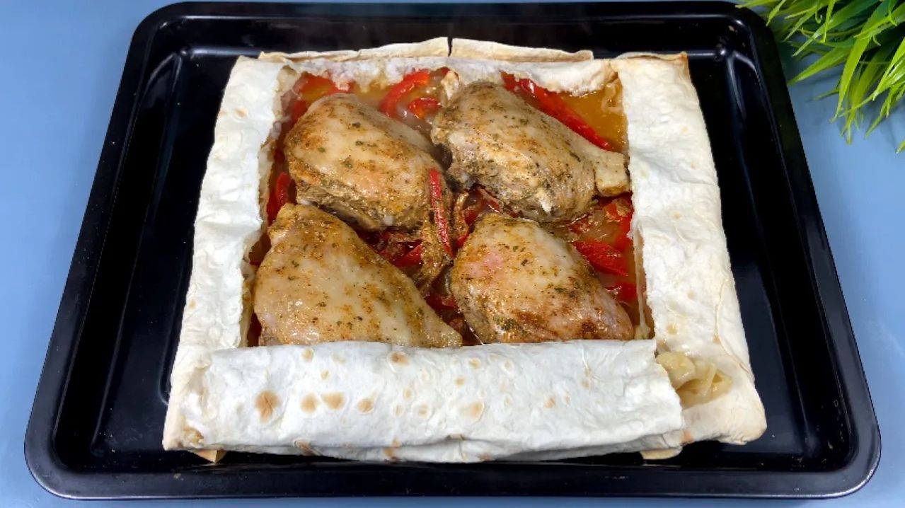 Обязательно ПОКУПАЙТЕ лаваш ДЛЯ ЭТОГО рецепта! Без него, ТАК вкусно НЕ ПОЛУЧИТСЯ! смотреть онлайн