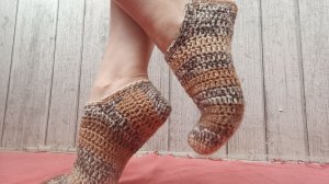 ДОМАШНИЕ ТАПОЧКИ🌸СЛЕДКИ🌸НОСКИ КРЮЧКОМ