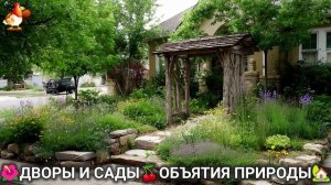 Дворы и сады 🍒 идеи оформления дачи в объятиях природы 🏡 (12) а