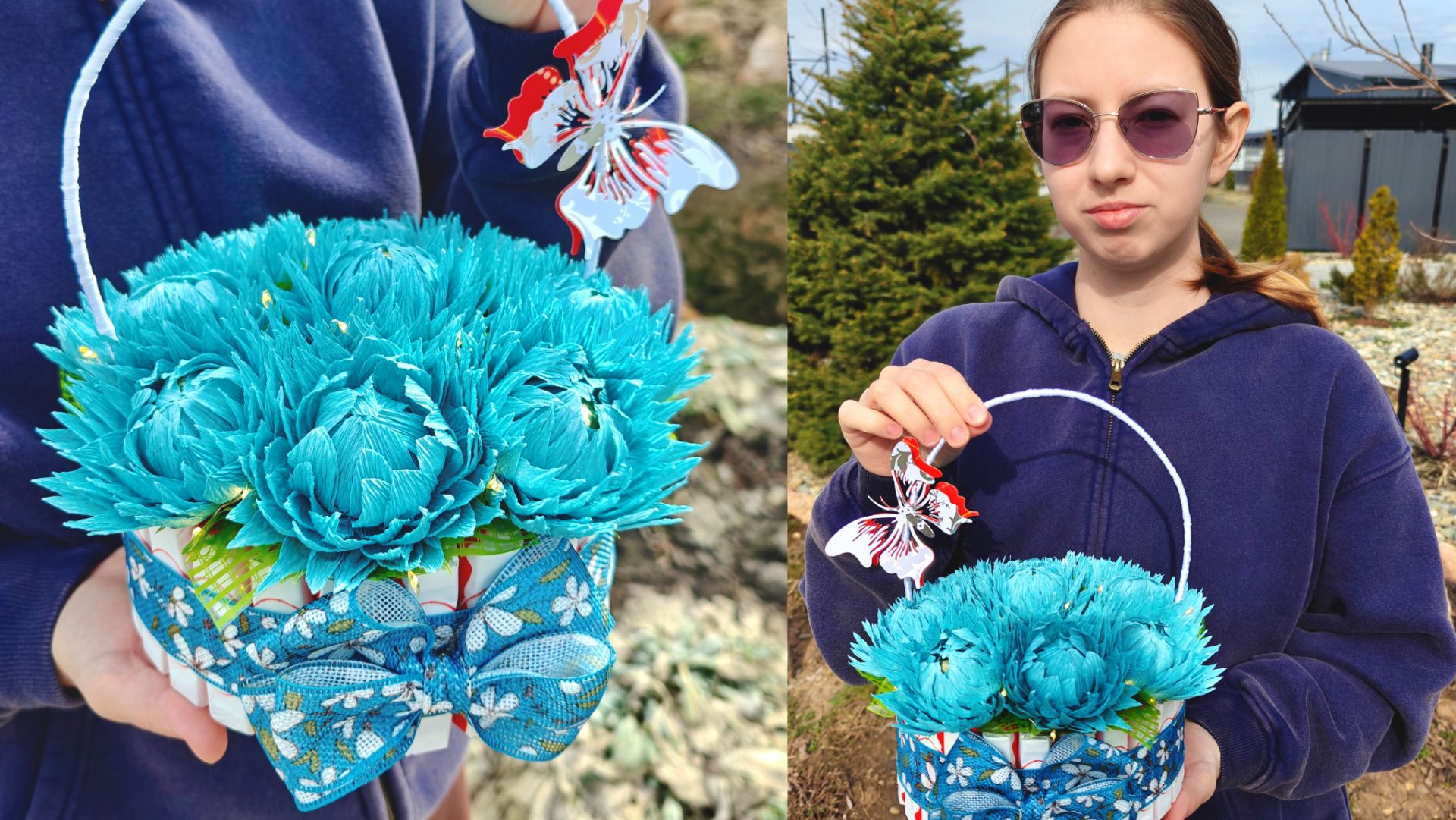 Светящийся восторг - делаем букет из конфет со светлячками