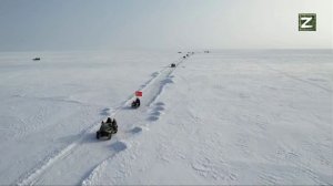 Дорога жизни на Ладожском озере.