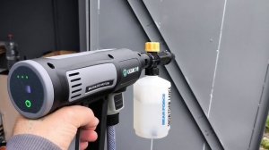 GEARCON. Аккумуляторная автомойка. Не родная пенная насадка.