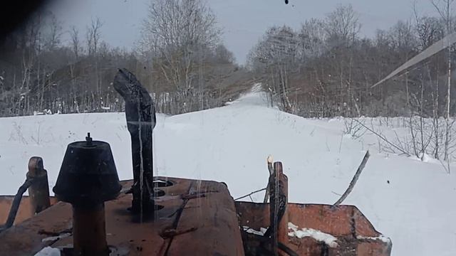 Дт75 бьем дорогу к пчелам