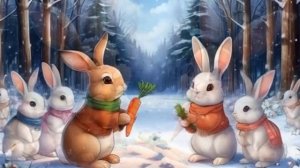 Снеговик и Зайка