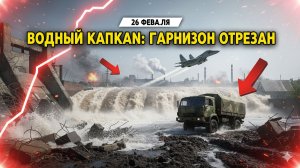 КОНСТАНТИНОВКА В ЛОВУШКЕ: ДАМБА ВЗОРВАНА, ГАРНИЗОН ВСУ ИДЕТ КО ДНУ!