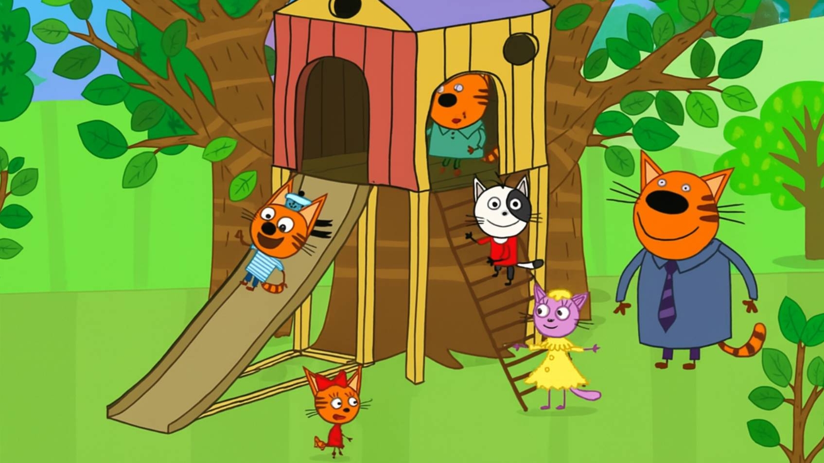 Три Кота 🐱🐱😽 | Игра Для Детей | Игра Мультфильм