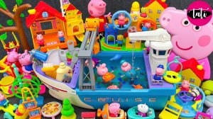 Играем в игрушки из мультика свинка Пеппа и Хэллоу Китти. Мультфильм для детей. ASMR АСМР