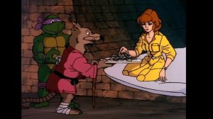 Эйприл Онил в гостях у Черепашек Ниндзя