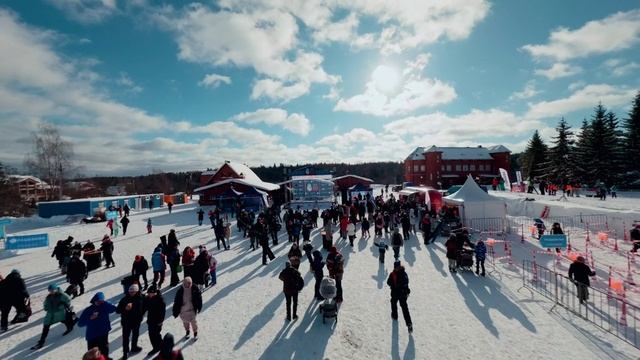 IT Ski Race 2026 c высоты птичьего полета смотреть онлайн