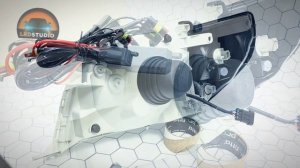 Toyota Land Cruiser Prado 90 светодиодные фары от ledstudio