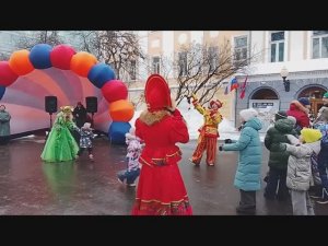 Народная забава "Масленица - блины" в ...