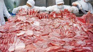 на корейском мясокомбинате