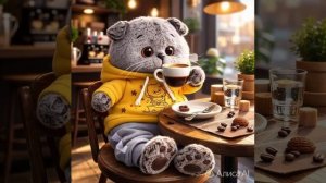 Басик пюет кофе😺😍 #басик #кофе #басики