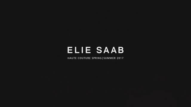 Показ женской коллекции Elie Saab весна-лето 2017