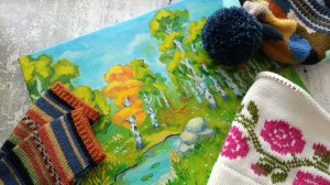 Яркое вязание. Готовимся к ярмарке.