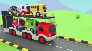 Цвета для детей с машинками