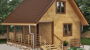 Баня с жилым помещением 42 м²