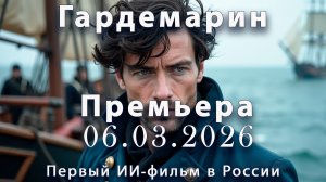 ГАРДЕМАРИН.  Первый ИИ - фильм в России. Премьера 06.03.2026
