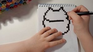 Пиксельный рисунок | Кото-бургер