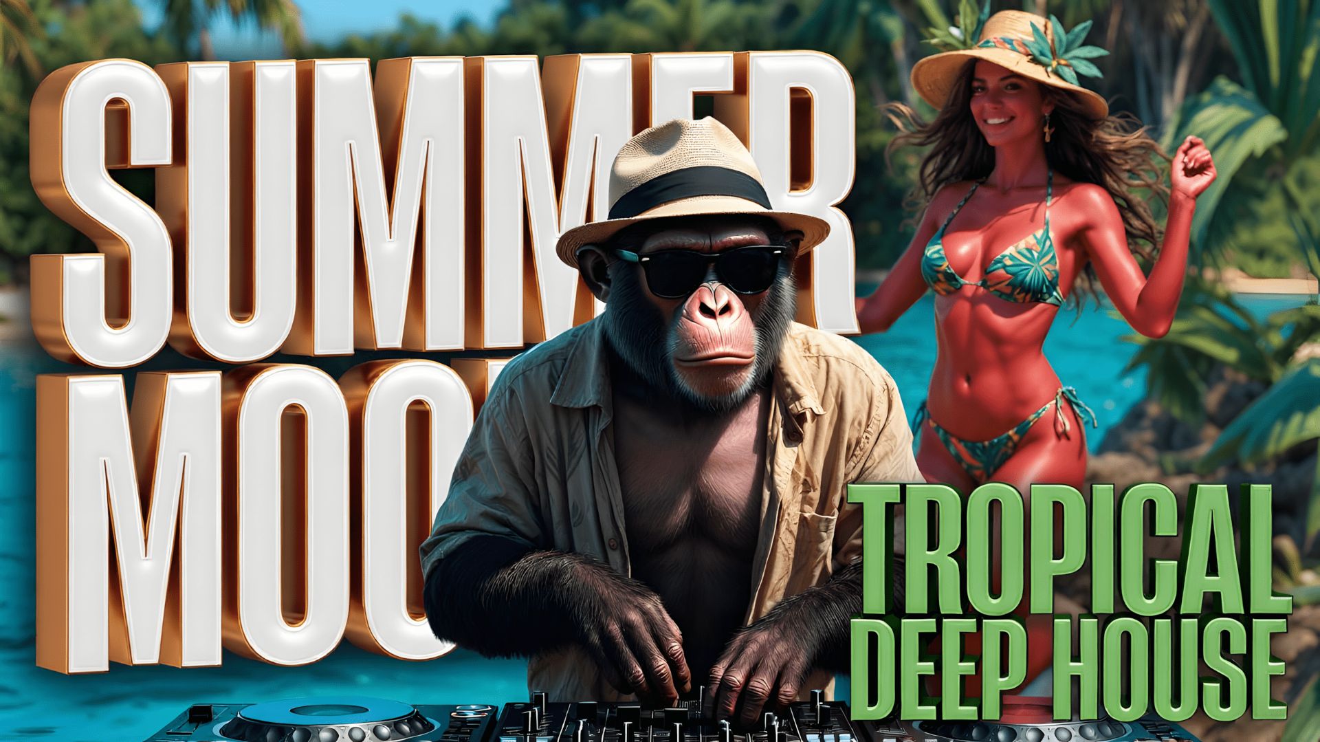 Tropical Deep House для Кафе и лаунж-зон 🌴 теплые ритмы и непринужденная атмосфера