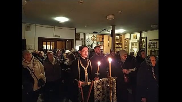 Чтение канона Андрея Критского в четверг