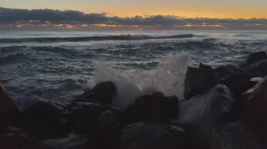 Море. Замедленная съемка