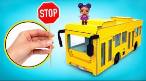 Делаем потрясающий мини-автобус из картона