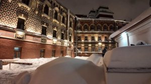 ЗИМНЕЕ БУЛЬВАРНОЕ КОЛЬЦО: Снежные заносы и новогодние украшения 2026