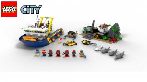 Лего Сити 60095 Глубоководный исследовательский корабль