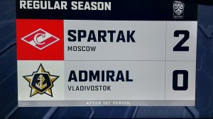 Обзор матча Фонбет КХЛ Спартак - Адмирал
